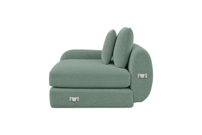 Milo Left Armchair in Roni Nane