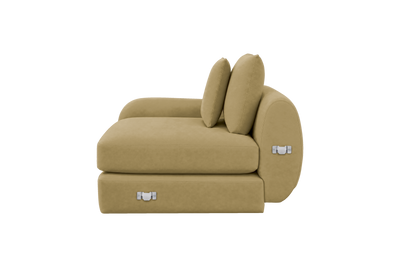 Milo Left Armchair in Marfa Olivia