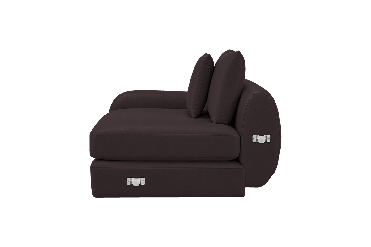 Milo Left Armchair in Momo Rollie