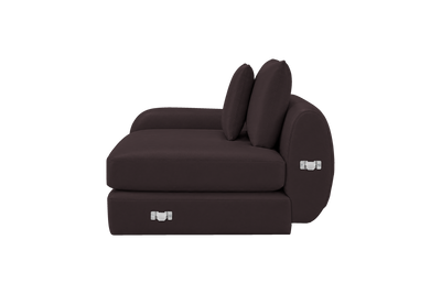 Milo Left Armchair in Momo Rollie