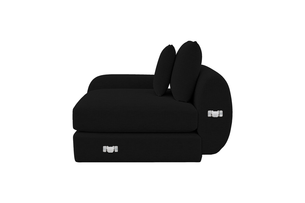Milo Left Armchair in Mosquito Yves