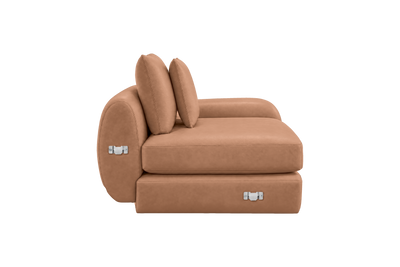 Milo Right Armchair in Momo Camel