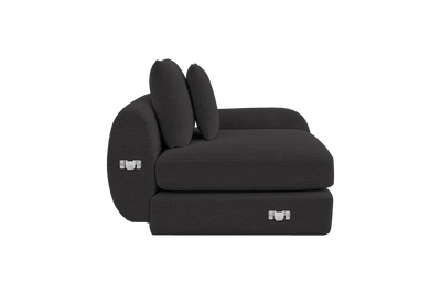 Milo Right Armchair in Roni Ember