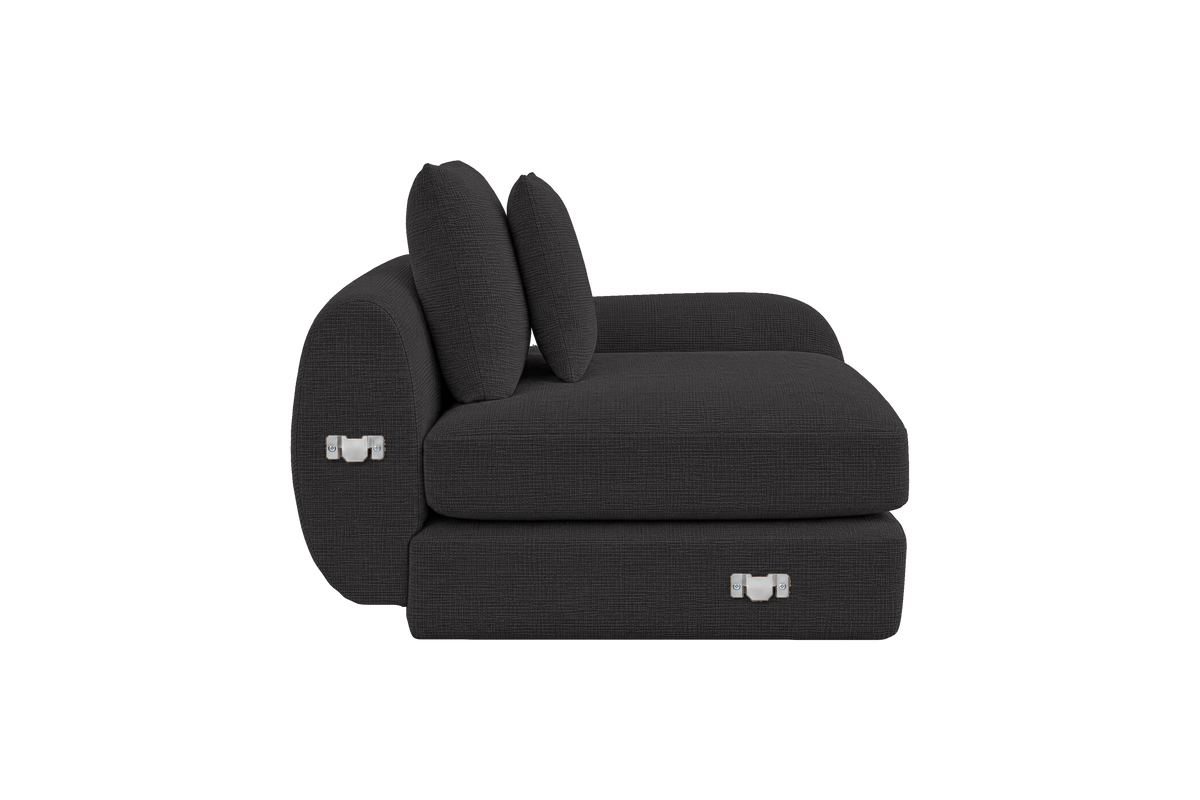 Milo Right Armchair in Roni Ember