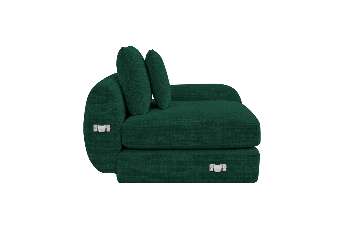 Milo Right Armchair in Roni Frog