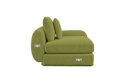 Milo Right Armchair in Fresco Key Lime