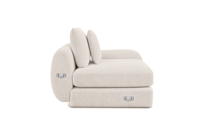 Milo Right Armchair in Fresco Crème