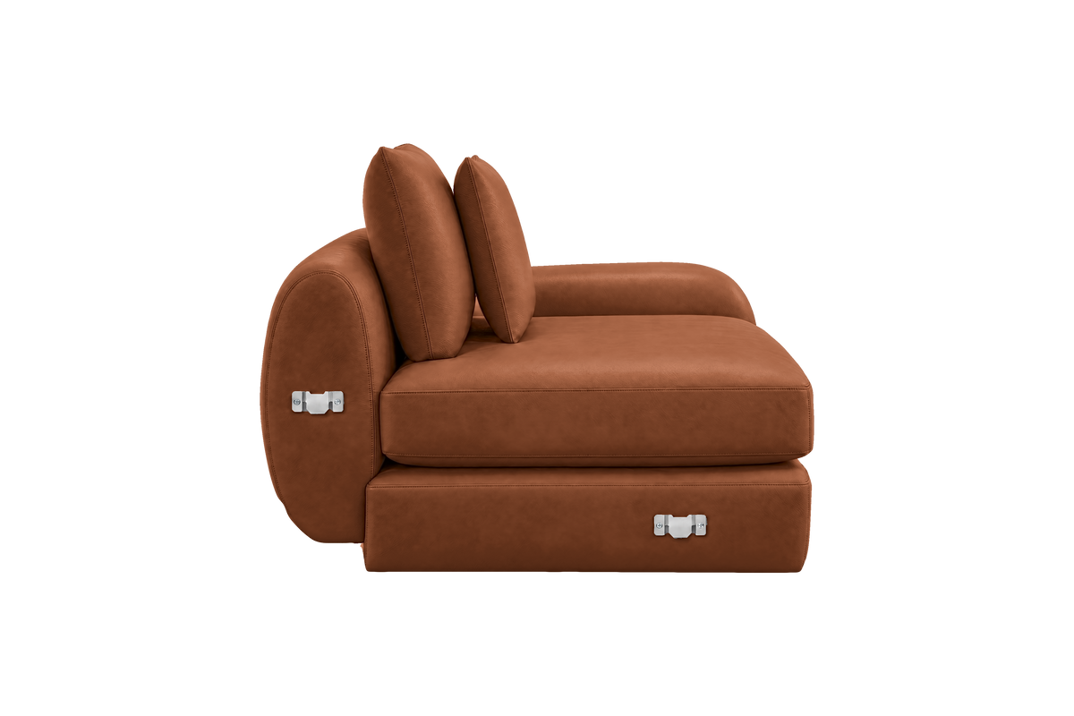 Milo Right Armchair in Momo Porto