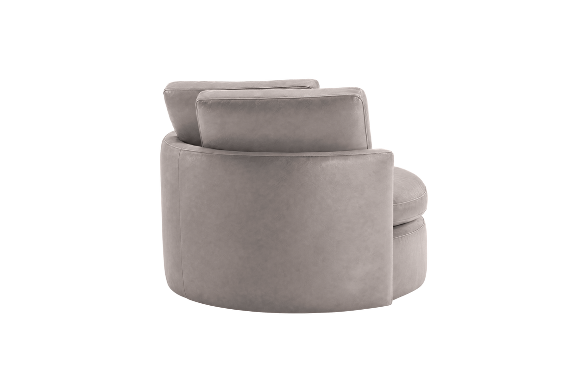 Moroder Swivel Accent Chair in Momo Ash
