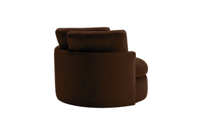 Moroder Swivel Accent Chair in Marfa Denton