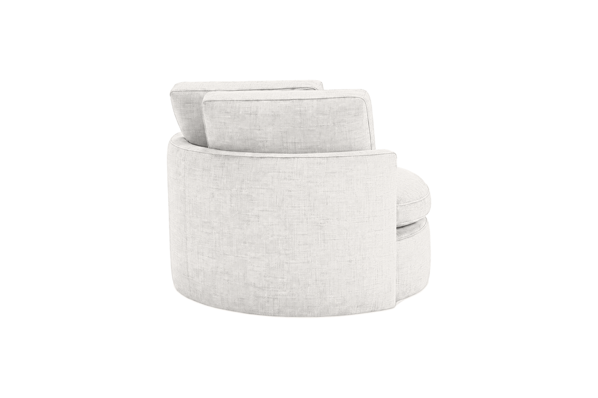 Moroder Swivel Accent Chair in Mosquito Foam