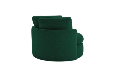 Moroder Swivel Accent Chair in Roni Frog