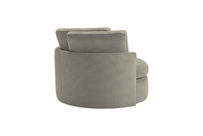 Moroder Swivel Accent Chair in Felix Glace