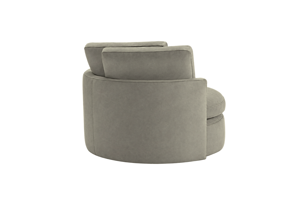 Moroder Swivel Accent Chair in Felix Glace