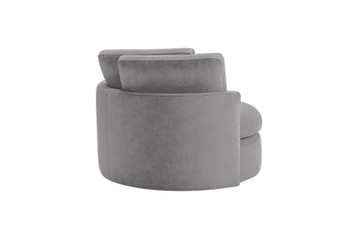 Moroder Swivel Accent Chair in Marfa Meteor