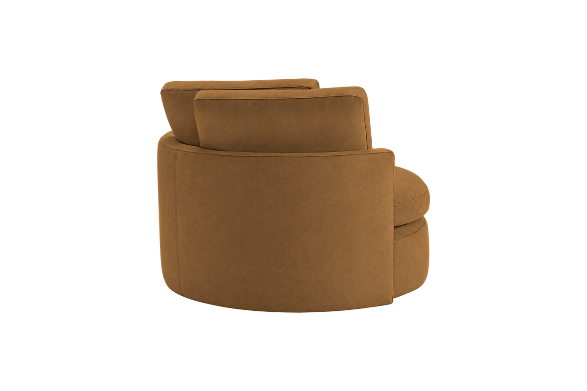 Moroder Swivel Accent Chair in Felix Pisco