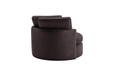 Moroder Swivel Accent Chair in Momo Rollie