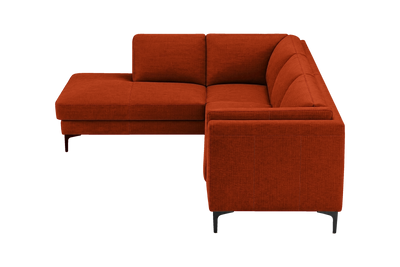 Oli Left Bumper Corner Sofa in Roni Poppy