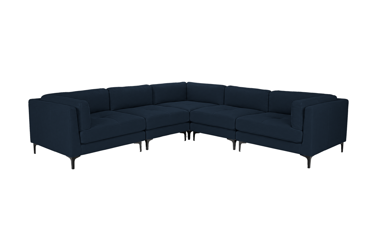 Oli Modular Corner Sofa in Dante Aqua