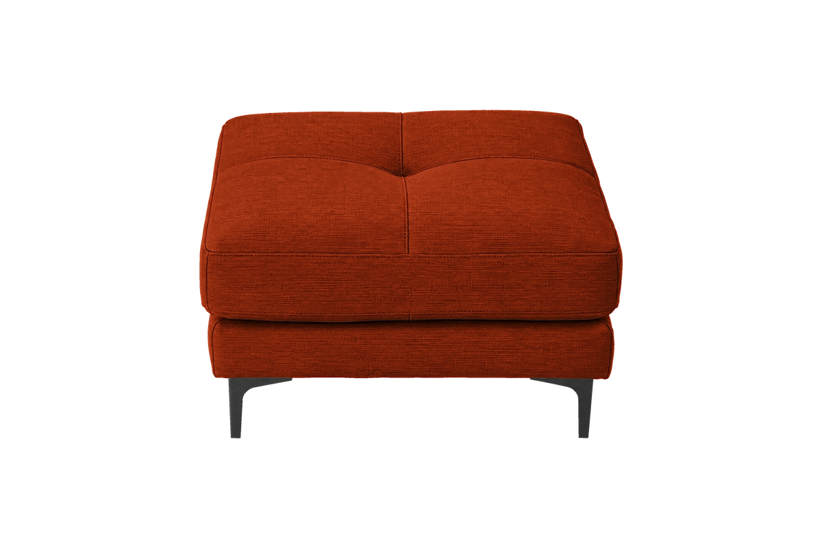Oli Modular Footstool in Roni Poppy