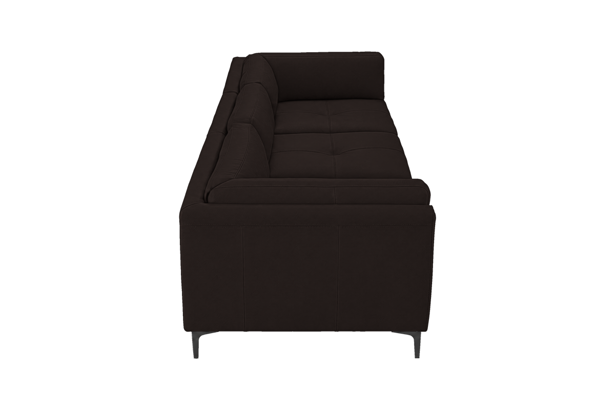 Oli Modular Large Sofa in Dante Ebony
