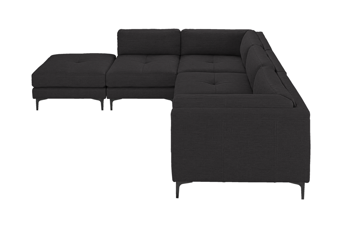 Oli Modular Left Bumper Corner Sofa in Roni Ember