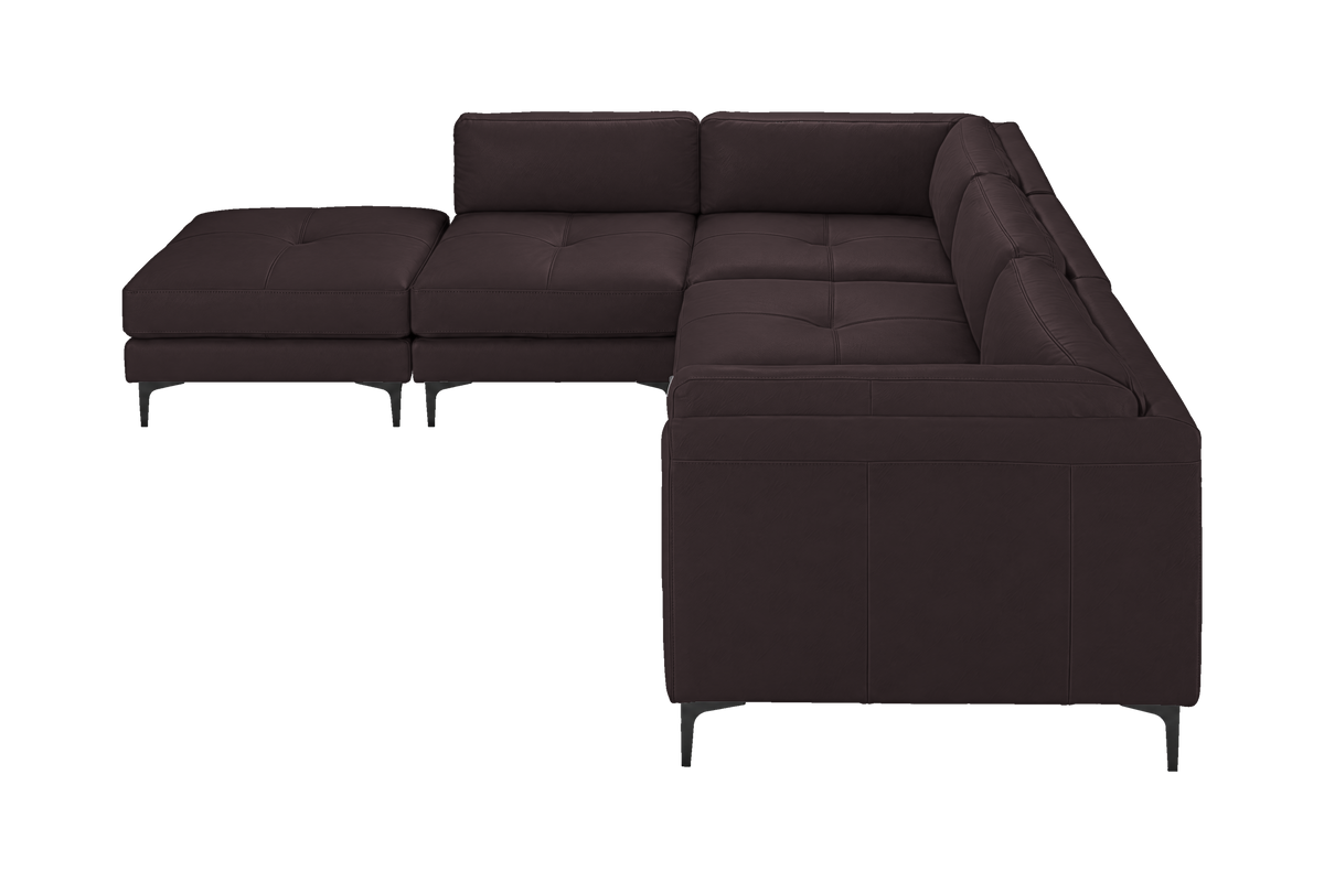 Oli Modular Left Bumper Corner Sofa in Momo Rollie