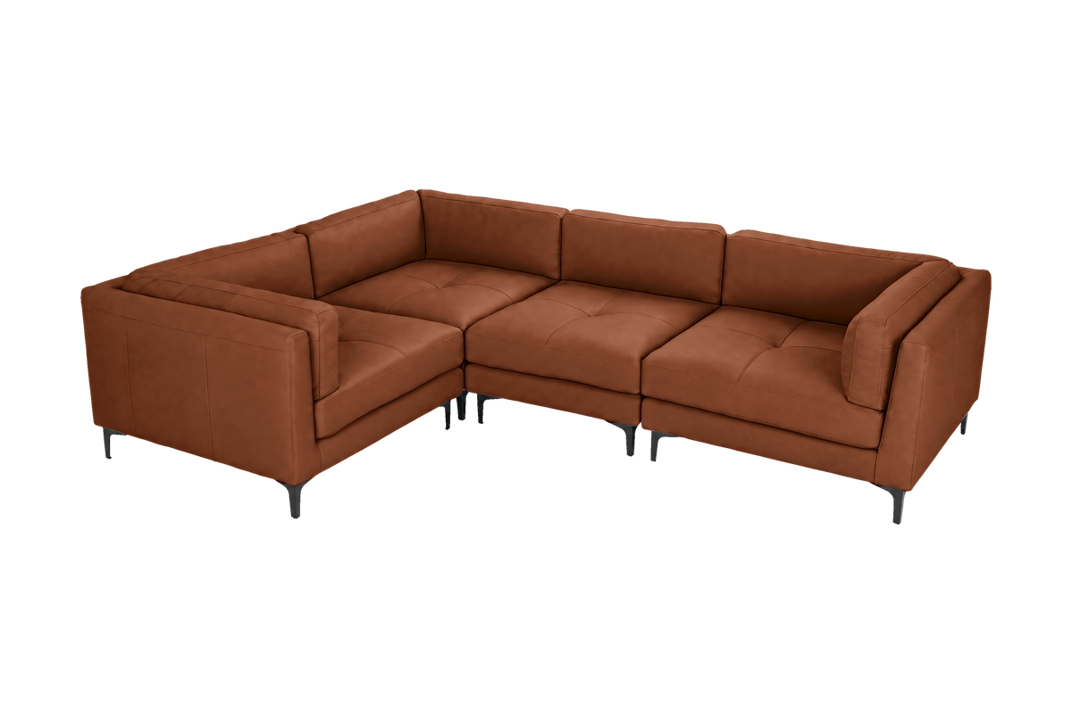 Oli Modular Left Corner Sofa in Dante Hazel