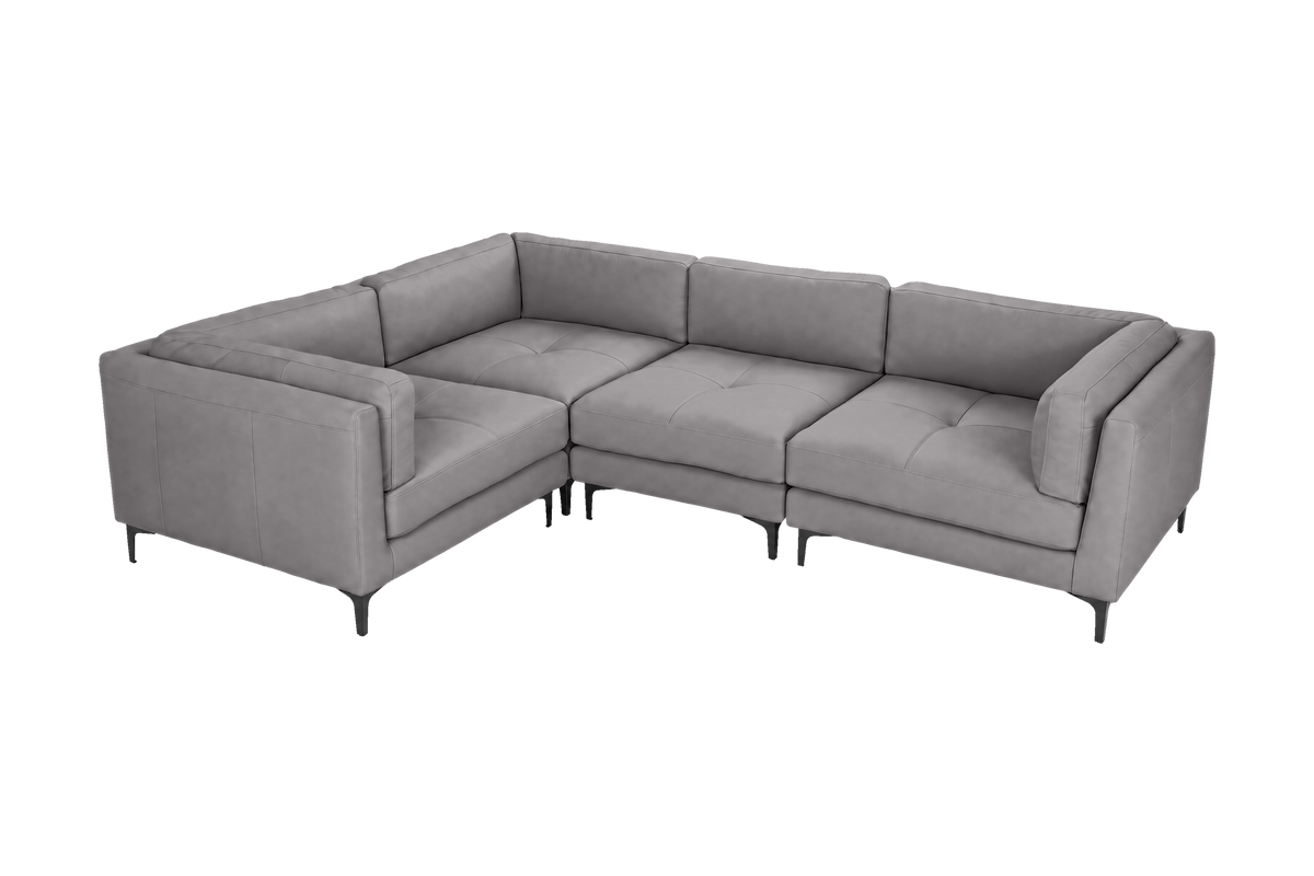 Oli Modular Left Corner Sofa in Dante Meteor