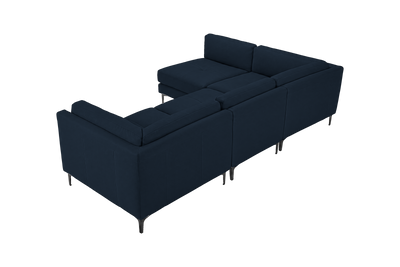 Oli Modular Left Open Corner Sofa in Dante Aqua