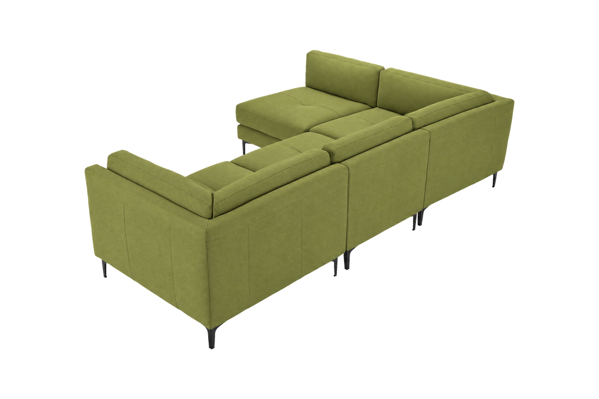 Oli Modular Left Open Corner Sofa in Fresco Key Lime