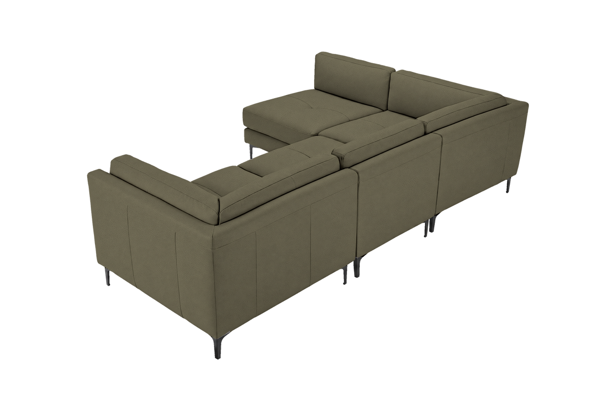 Oli Modular Left Open Corner Sofa in Felix Olive