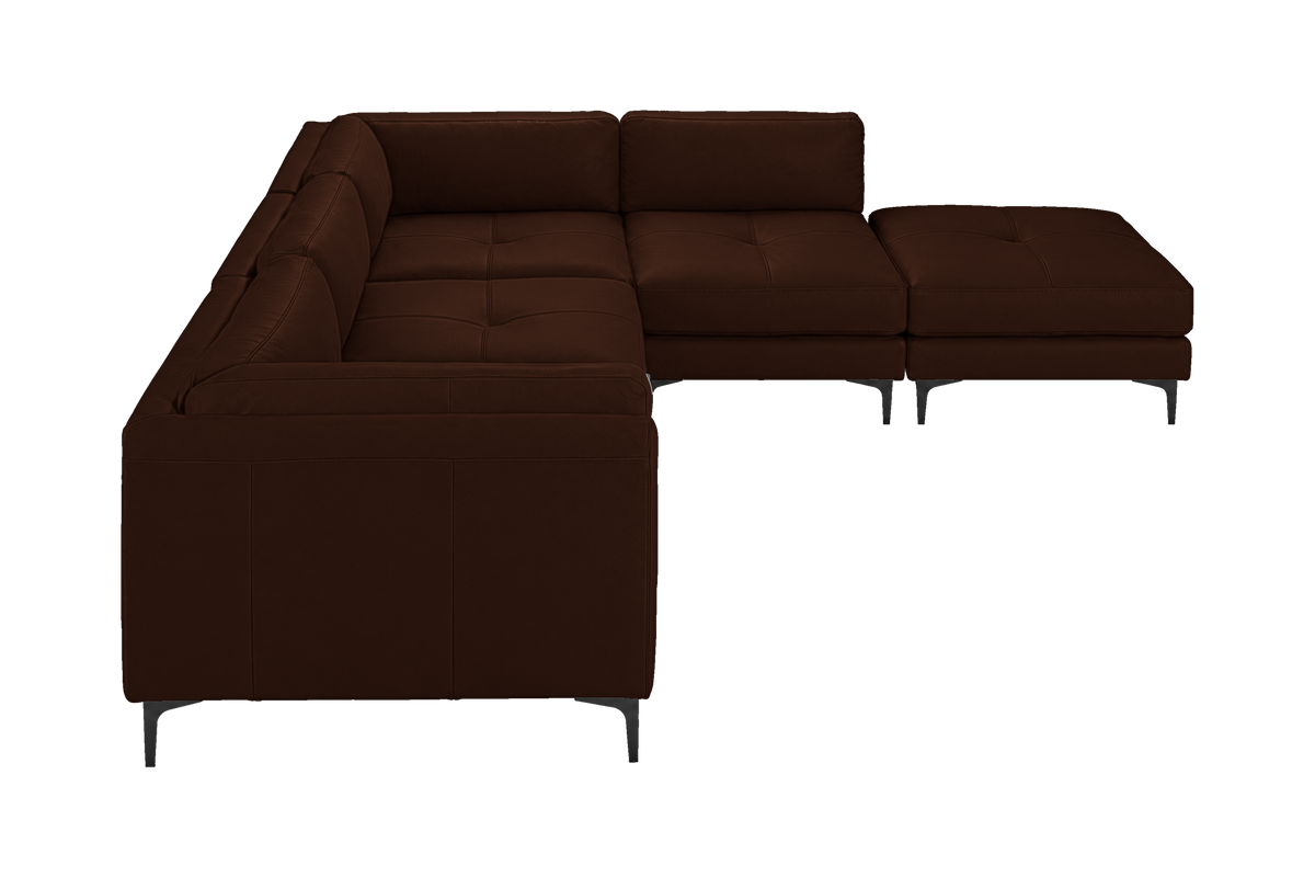 Oli Modular Right Bumper Corner Sofa in Momo Biscuit
