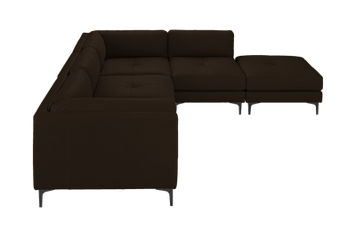 Oli Modular Right Bumper Corner Sofa in Marfa Charcoal