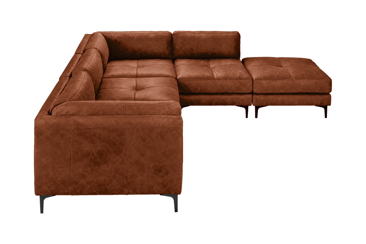 Oli Modular Right Bumper Corner Sofa in Celine Hazel
