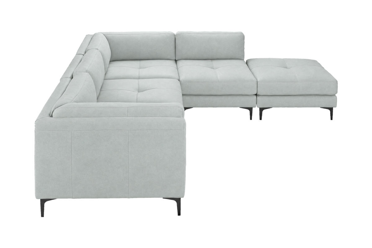 Oli Modular Right Bumper Corner Sofa in Fresco Meteor