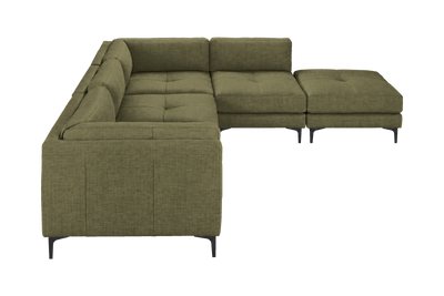 Oli Modular Right Bumper Corner Sofa in Mosquito Sycamore