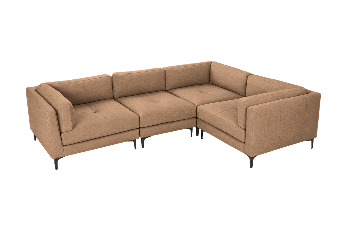 Oli Modular Right Corner Sofa in Roni Biscotti