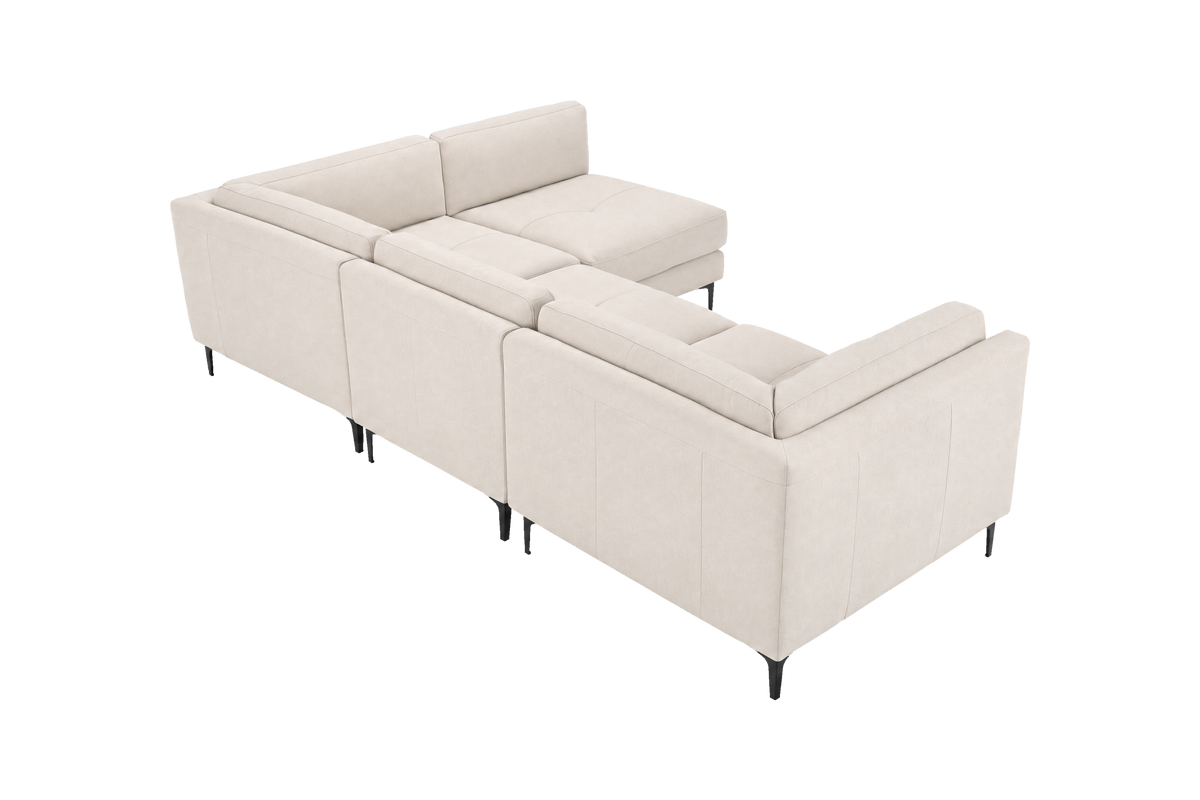 Oli Modular Right Open Corner Sofa in Fresco Milky