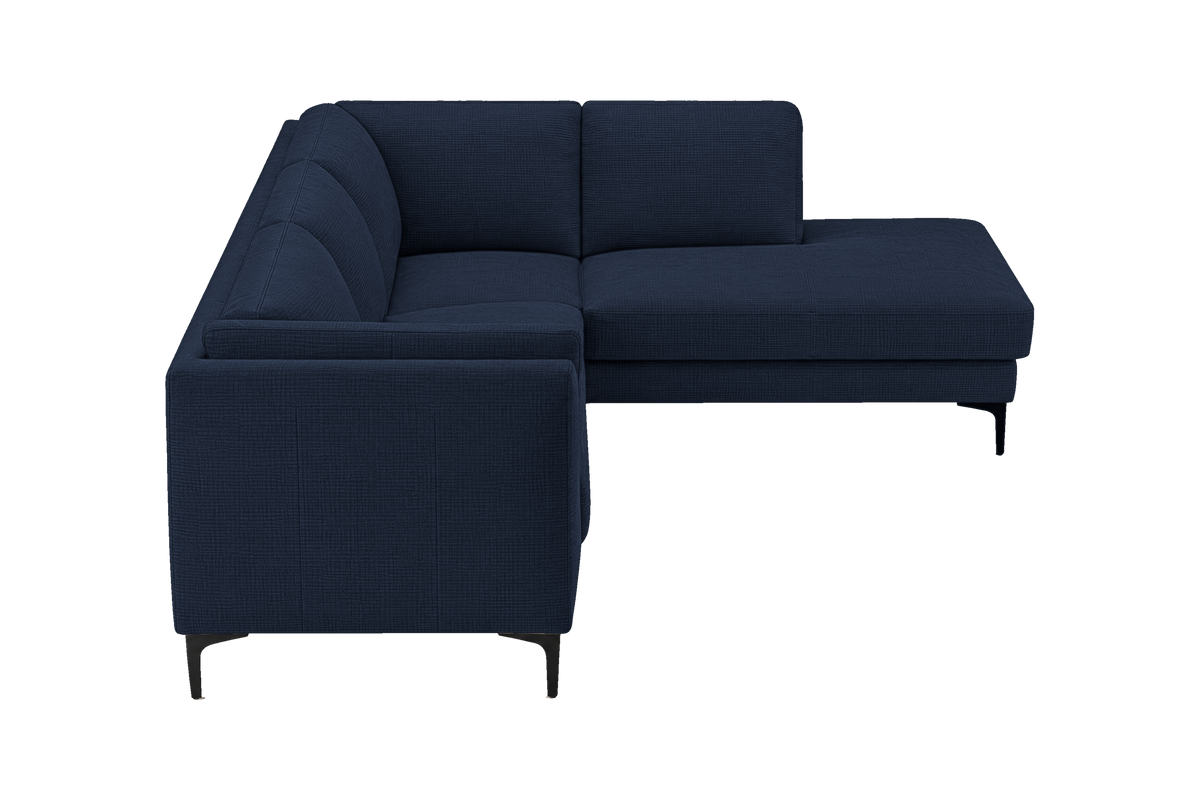 Oli Right Bumper Corner Sofa in Roni Ember Blue