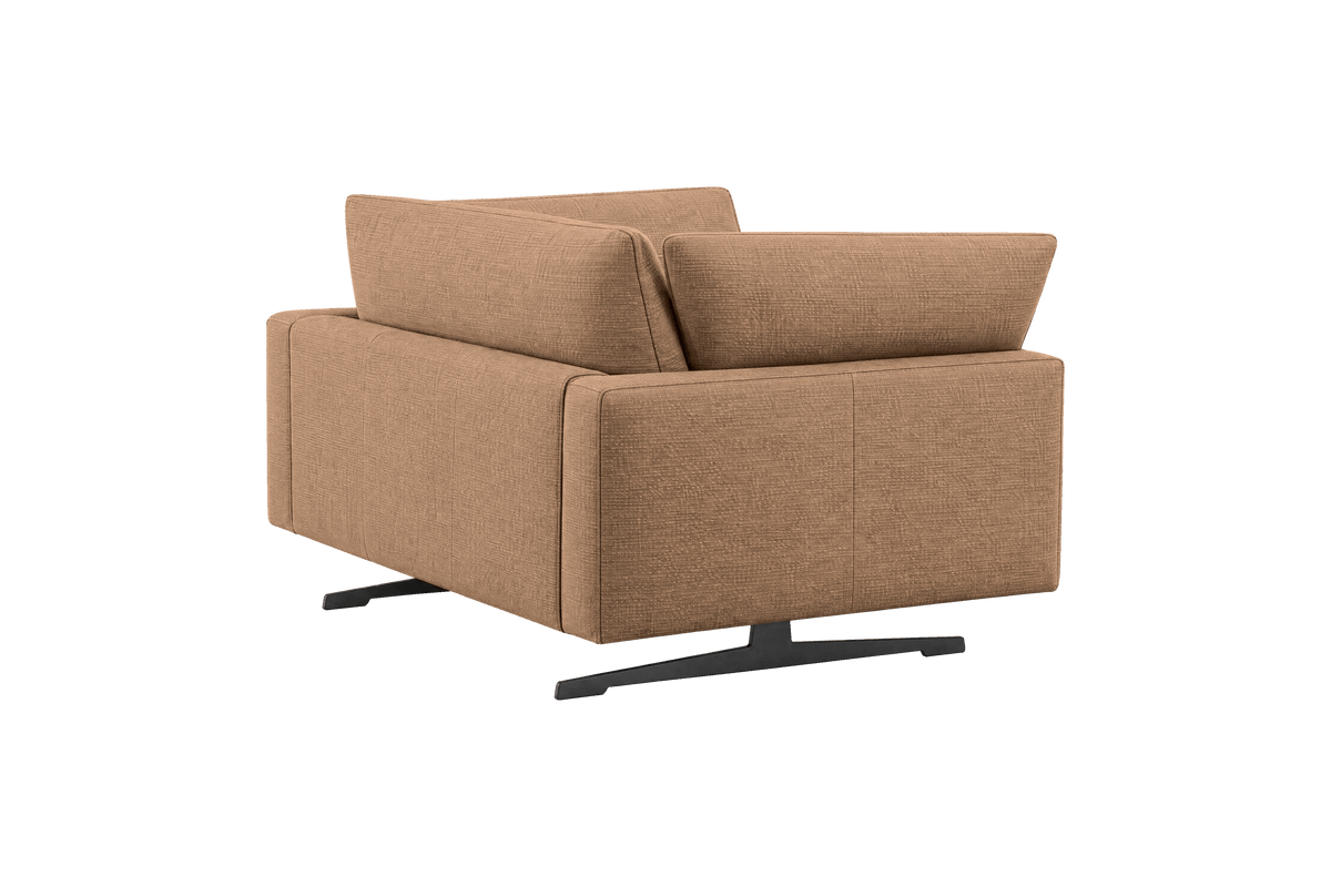 Oliver Cuddle Chair in Roni Biscotti