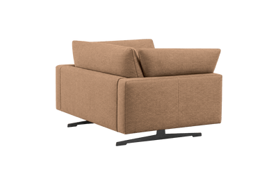 Oliver Cuddle Chair in Roni Biscotti
