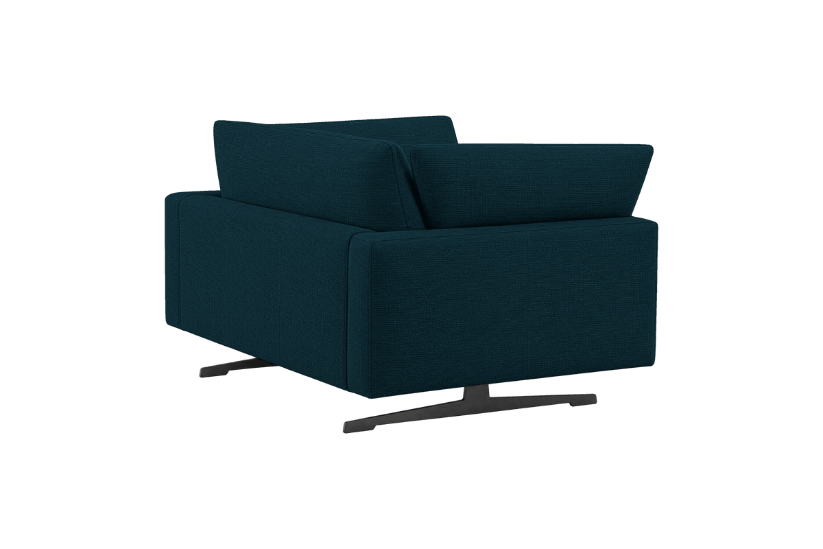 Oliver Cuddle Chair in Roni Deep Lake