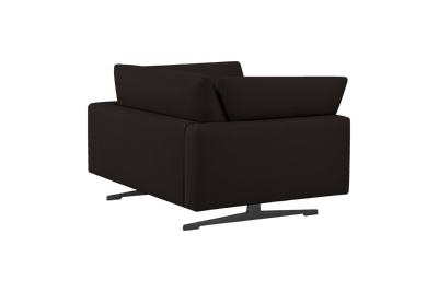 Oliver Cuddle Chair in Dante Ebony