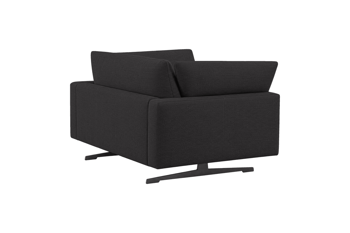 Oliver Cuddle Chair in Roni Ember