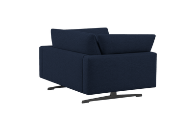 Oliver Cuddle Chair in Roni Ember Blue