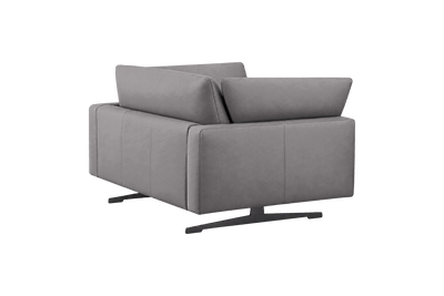 Oliver Cuddle Chair in Dante Meteor