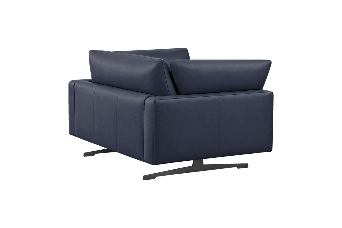 Oliver Cuddle Chair in Momo Midnight