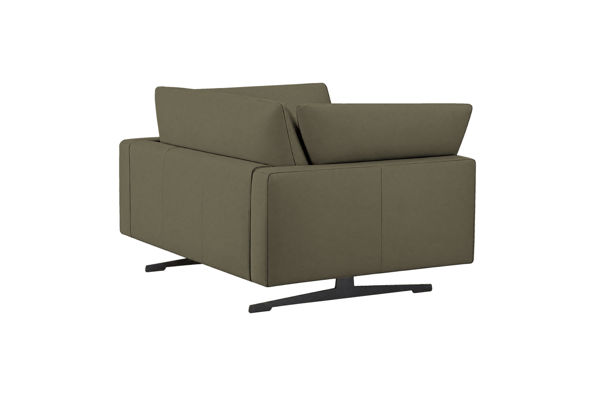 Oliver Cuddle Chair in Felix Olive