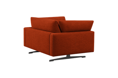 Oliver Cuddle Chair in Roni Poppy